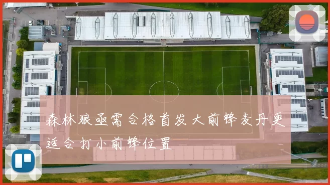 森林狼亟需合格首发大前锋麦丹更适合打小前锋位置